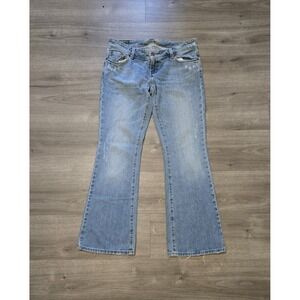 Vintage 90's American Eagle Jeans AE Artist Bootcut Women Size 10 Distressed